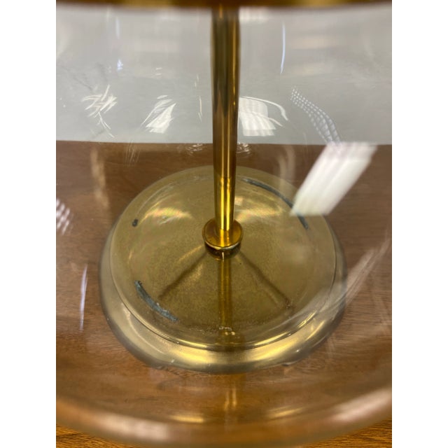 Transparent Hollywood Regency Chinoiserie Urn Lamps Clear Glass For Sale - Image 8 of 8