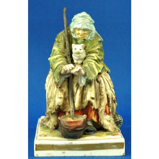 18th Century Porcelain Sculpture of a Beggar by Real Casa Ferdinandea Naples, Ginori Doccia, Italy For Sale - Image 9 of 18
