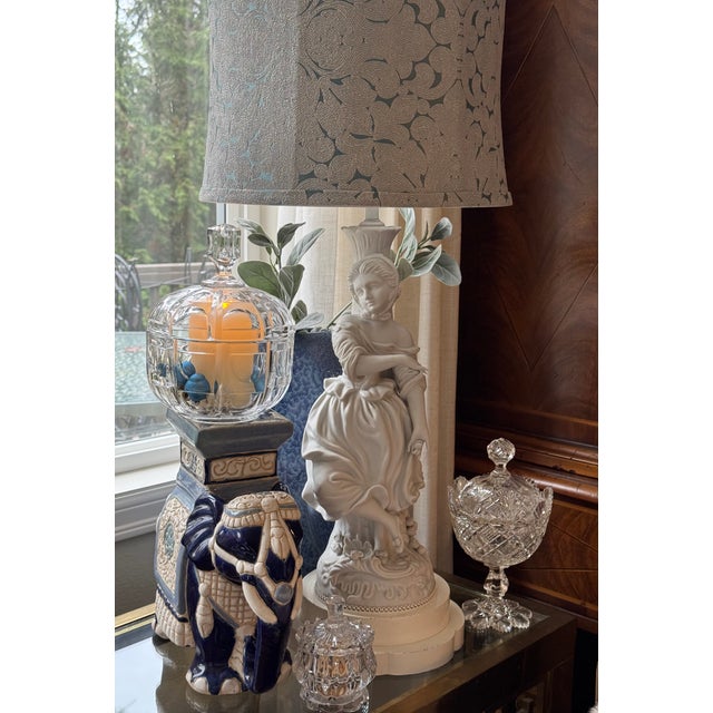 Vintage Elephant Motif Tabletop Plant Stand For Sale - Image 10 of 10