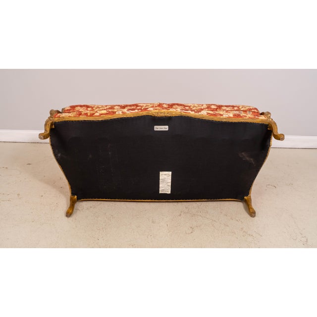 Meyer Gunther Louis XVI Giltwood Settee Loveseat For Sale - Image 16 of 18