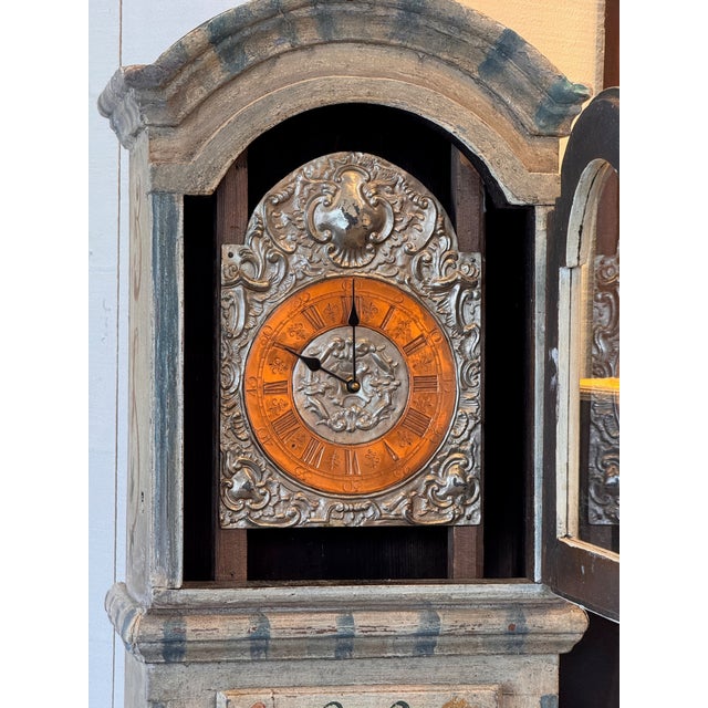19th Century Swedish Tall Case Clock For Sale - Image 9 of 15