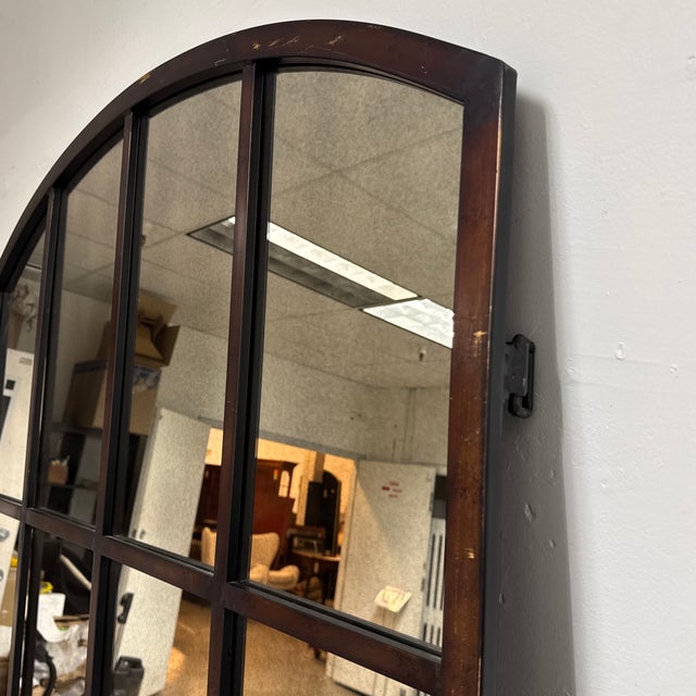 2010s Uttermost Amiel Antique Large Arch Mirror For Sale - Image 5 of 12