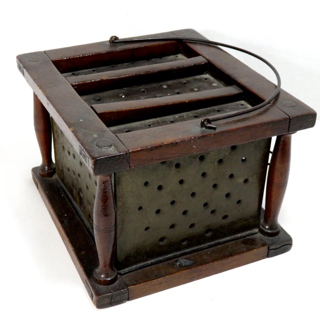 Antique Early American Primitive Foot Warmer Chairish