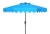 Not Yet Made - Made To Order Venice Single Scallop 9ft Crank Outdoor Push Button Tilt Umbrella - Pacific Blue For Sale - Image 5 of 5