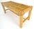 Mid 20th Century Thick Profile Bamboo 15x36 Compact Bench Mid Century Modern c1970s MINT For Sale - Image 5 of 13