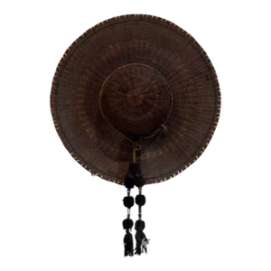 Vintage Handcraft Traditional Woven Douli Rice Hat Asia