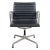 Dark Grey Leather EA-108 Chair by Charles Eames for Vitra For Sale