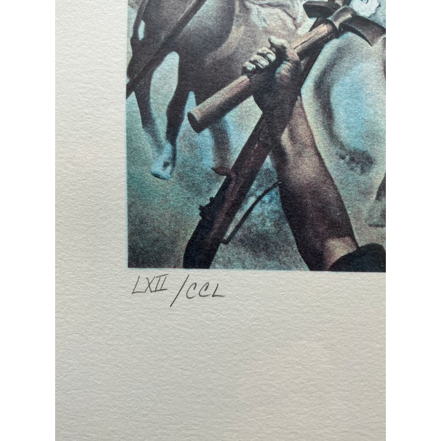 Salvador Dalí Salvador Dali "The Battle of Tetuan" Signed Numbered Lithograph With Coa Receipt For Sale - Image 4 of 9