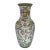 Victorian Canton Famille Rose Mandarin Vase, Fluted Body and Castellated Top, Ca. 1840 For Sale - Image 3 of 13