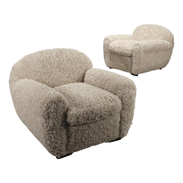 Armchairs, 1940s-1950s, Set of 2 For Sale