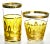 Mid-Century Modern Mid 20th Century, Culver Hollywood Regency Gilded Highball & Lowball Glasses- 16 Pieces For Sale - Image 3 of 4