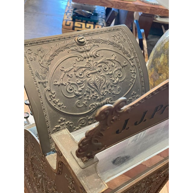 Stone Antique National Cash Register Model 313 - J J Preney For Sale - Image 7 of 9