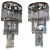 Early 20th Century Articulated Crystal Wall Sconces, Set of 2 For Sale
