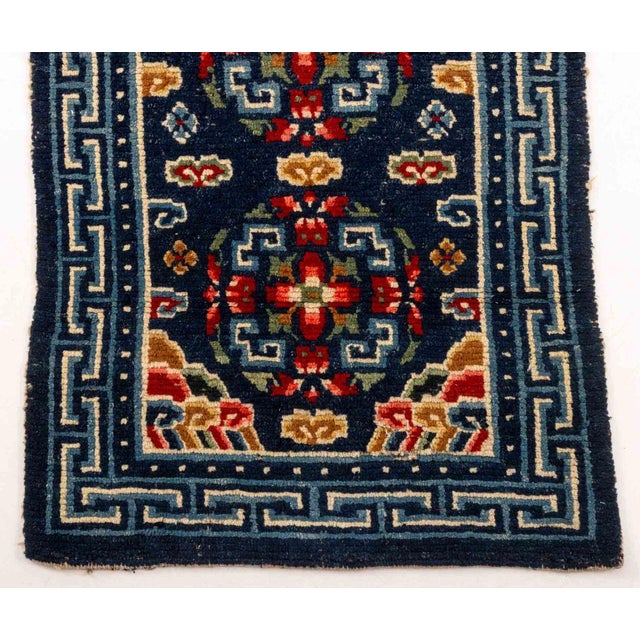Tibetan Gyantse Khaden Rug, 4' 4.5" X 2' 3.5" For Sale - Image 4 of 8