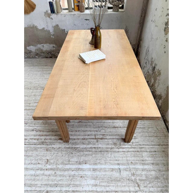 Oak Farmhouse Table, 1950s For Sale - Image 12 of 18
