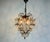 Amber Vintage 1960s Bronze Crystal Amber Chandelier – 3 Light For Sale - Image 8 of 13