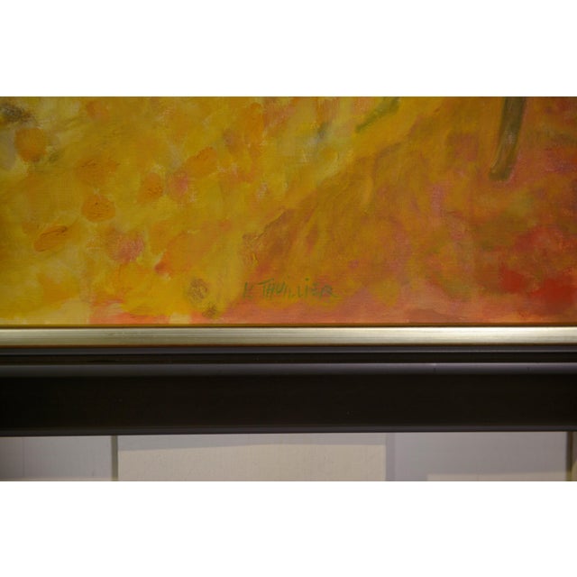 Thuillier, Post-Impressionist Still Life with Cherries, Oil Painting on Canvas, Framed For Sale - Image 6 of 9