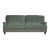 Casa Cosima Emily English Roll Arm Cotton Velvet Seagreen Sofa For Sale