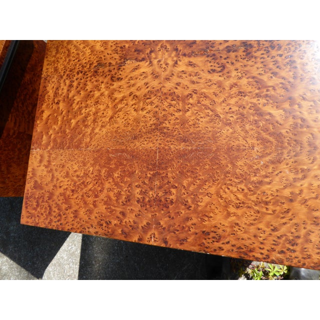 Gold 1990's Thyua Burl Side Tables - An Exquisite Matching Pair For Sale - Image 8 of 8
