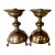 Antique Pair of Gothic Stule Ecclesiastical Brass Candlesticks For Sale