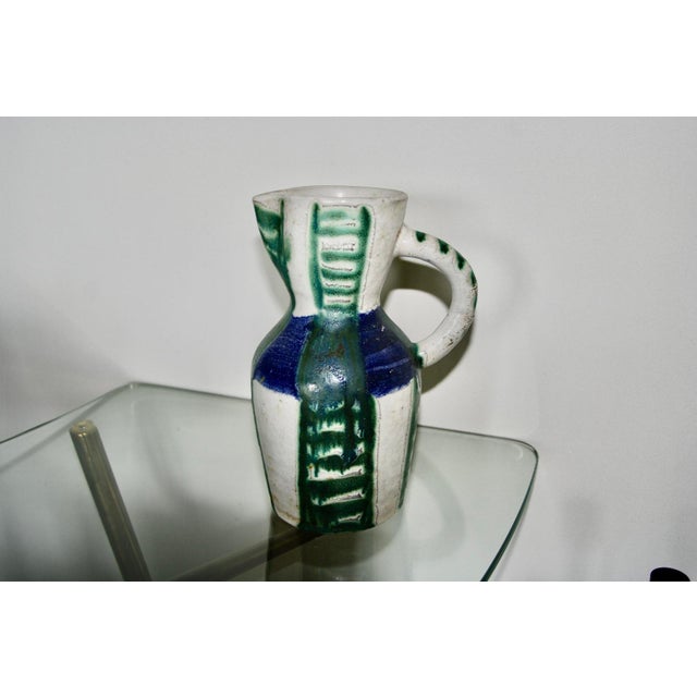 Ceramic Pitcher from Naumowitch & Gourou Le Grand Chene, 1950 For Sale - Image 4 of 11
