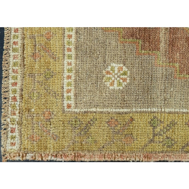 Turkish Mini Rug Oriental Hand Knotted Vintage Rug 1'7" x 3'6" #16618 Explore a curated collection of hallway runners,...