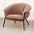 Contemporary Fabric Upholstered and Iron Grasso Armchair by Stephen Burks For Sale - Image 3 of 11