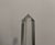 Glass Large Vintage French Crystal Glass Obelisk For Sale - Image 7 of 12