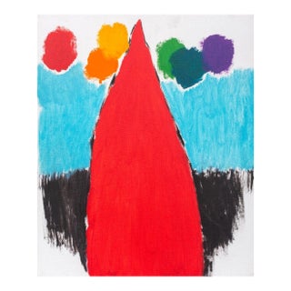 Domenick Capobianco Abstract Acrylic on Panel For Sale