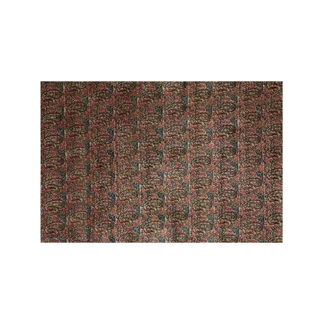 Textile 1950s Old Persian Kerman Area Rug 10x12 For Sale - Image 7 of 8