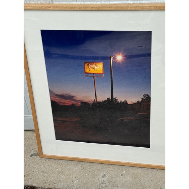 Late 20th Century Jack Kotz “Pig Sign” Framed Photograph For Sale - Image 5 of 9