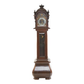 18th Century German Grandfather Clock For Sale