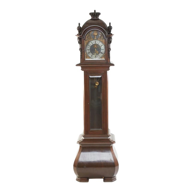 18th Century German Grandfather Clock For Sale