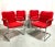 Mid Century Modern Cesca Style Cantilevered Chrome Chairs in Red Wool For Sale - Image 12 of 12