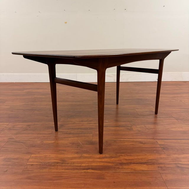 Wood A. Younger Ltd. Solid Afromosia Dining Table For Sale - Image 7 of 7