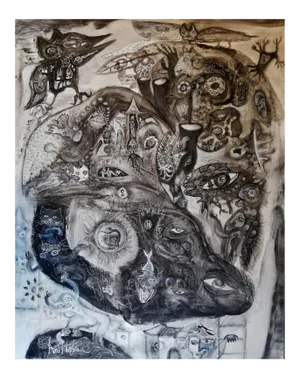 Manitoba, Le dernier cri du tigre de Tasmanie, 2020, Mixed Media