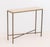 Tan Paul McCobb Style Brass Console Table For Sale - Image 8 of 8