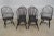 Tiger Maple Dining Room Table & Set of 6 Chairs Set For Sale - Image 9 of 12