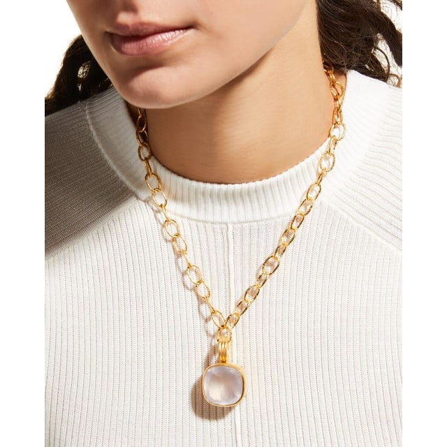 This pendant is crafted from 53 carats of faceted faceted Rose Quartz has loveliest hue of blush for an absolutely...