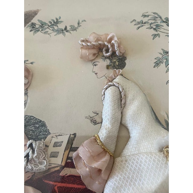 Early 20th Century French Antique La Mode Illustree Shadow Boxes For Sale - Image 9 of 12
