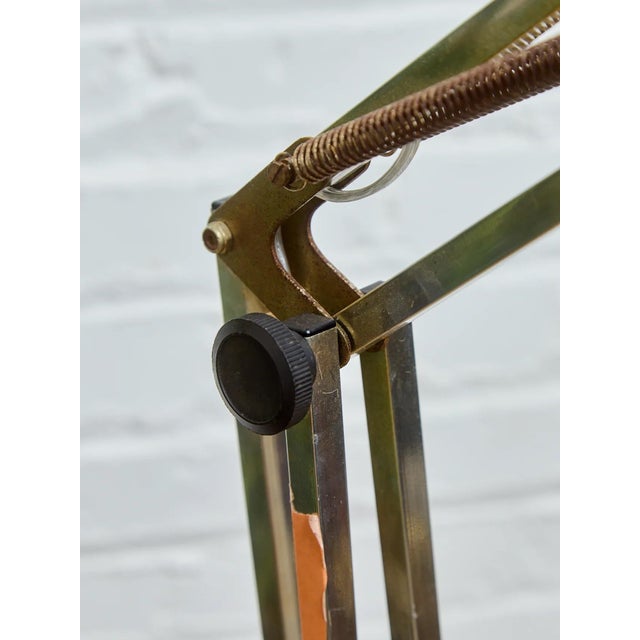 Grasshopper Architectural Vintage Adjustable Industrial Floor Lamp For Sale - Image 12 of 12