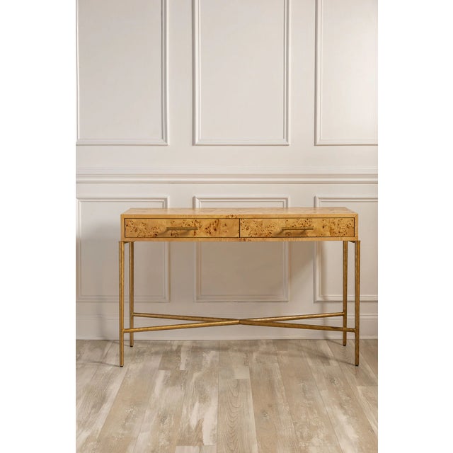 2020s Monarch Burlwood Console For Sale - Image 5 of 12