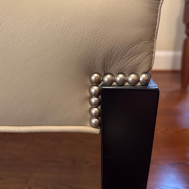 Elevate your entryway, living room, or the foot of your bed with this striking Hollywood Regency style bench. Upholstered...