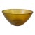 Vintage Arcopal France “Volcan” Frosted Amber Opaline Art Glass Bowl For Sale