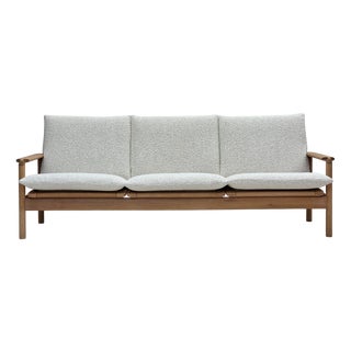 Danish 3-Seater Sofa in Oak, 1970s For Sale