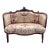 1990s French Baroque Style Beige Sofa – Gold Leaf Details For Sale
