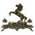 Metal Bronze Inkwell with Rampant Horse, Italy, Mid-20th Century For Sale - Image 7 of 7