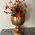 Early 20th Century Gold Ceramic Porcelain Glazed Lotus Chalice Vase/Planter Signed For Sale - Image 12 of 12