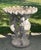 Mid-Century Modern Vintage Three Seahorses Birdbath Concrete For Sale - Image 3 of 18