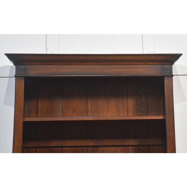 This handsome open bookcase is crafted from solid oak and boasts a rich, warm patina that highlights the natural grain of...